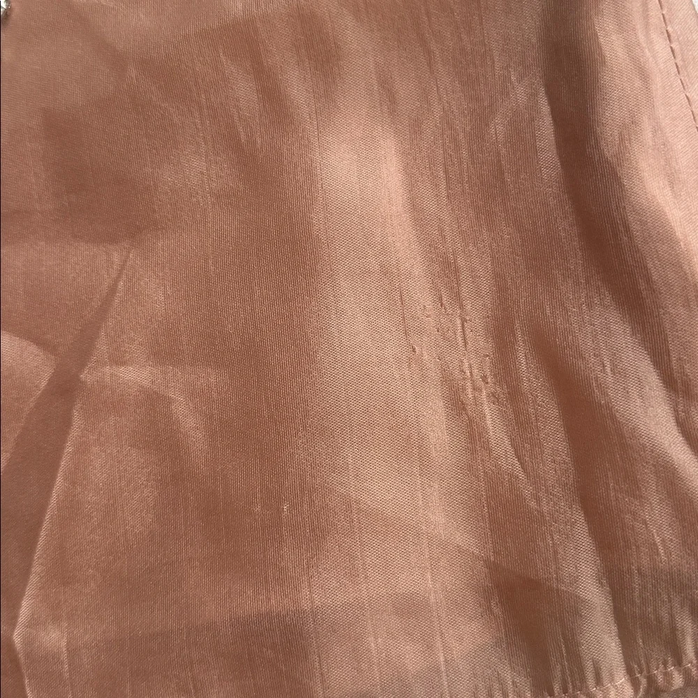 Zara Blush Mini Skirt with Embellishments damaged